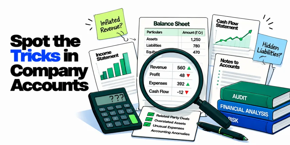 Spot the tricks in company accounts