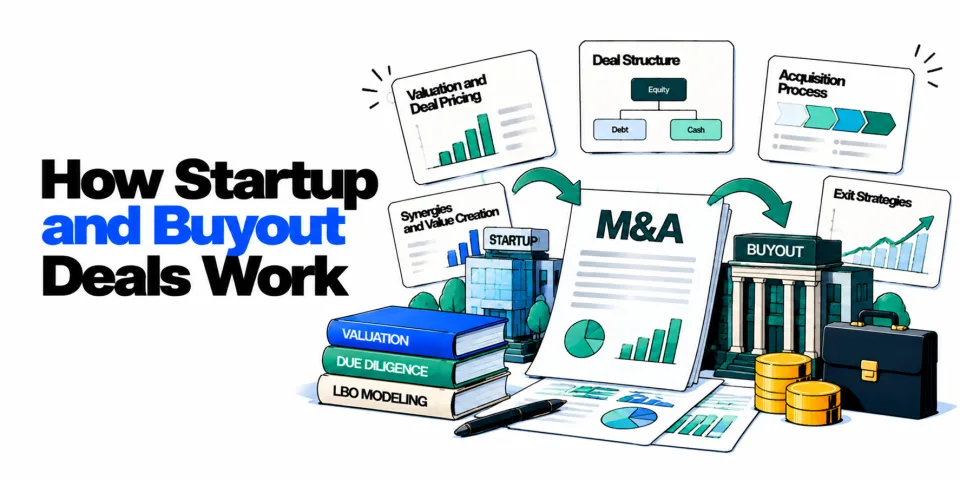 How startup and buyout deals work